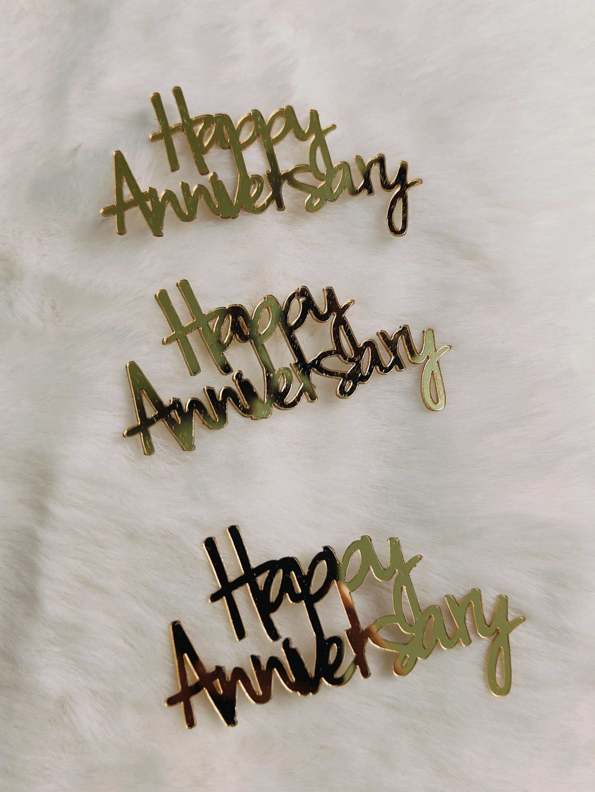 Happy Anniversary Coin Topper (pack of 12)