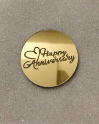 Happy Anniversary coin Topper (pack of 6)