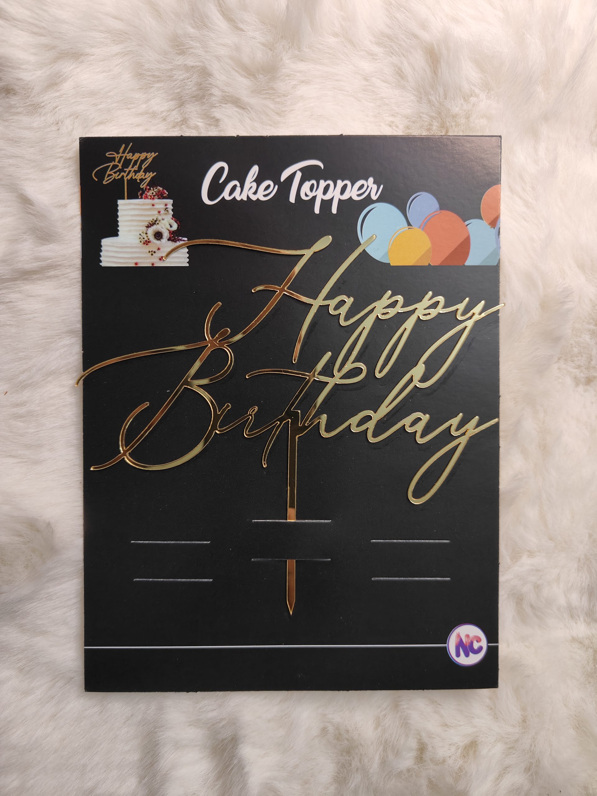 Happy Birthday Topper