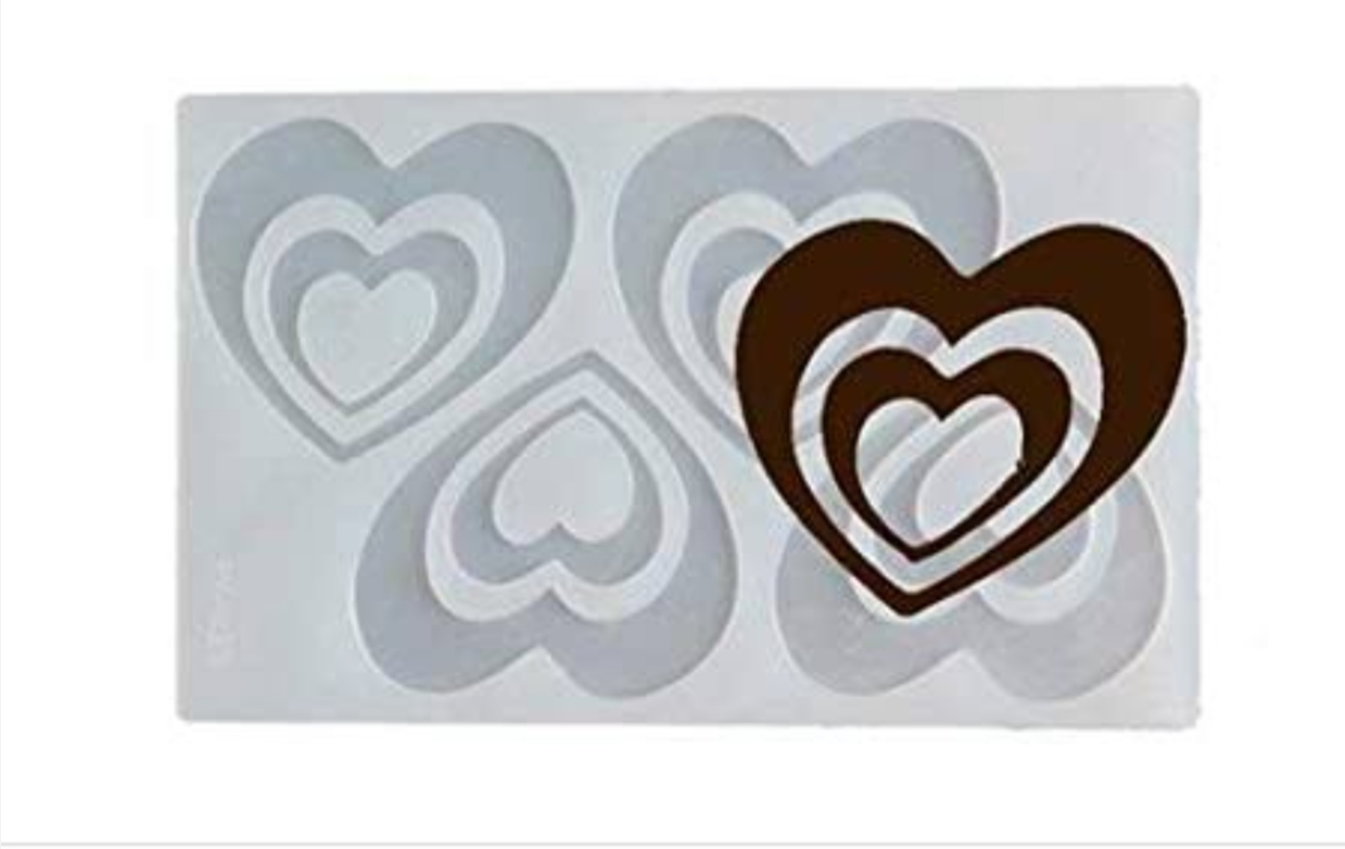 Chocolate garnishing sheet -type 2