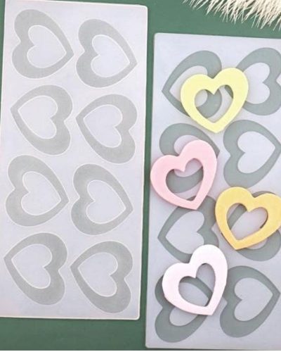 Chocolate  garnishing sheet- type 3