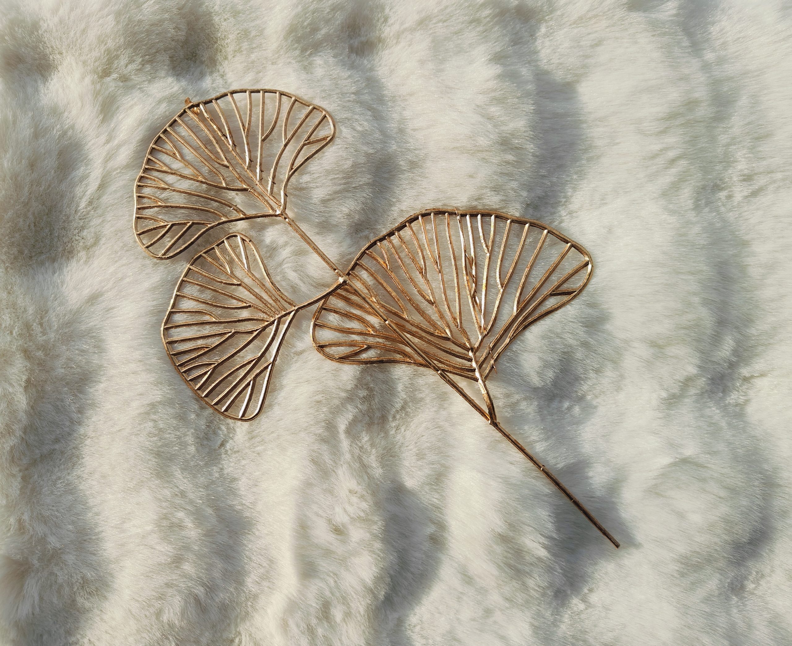Acrylic Golden Ginkgo leaf type 2