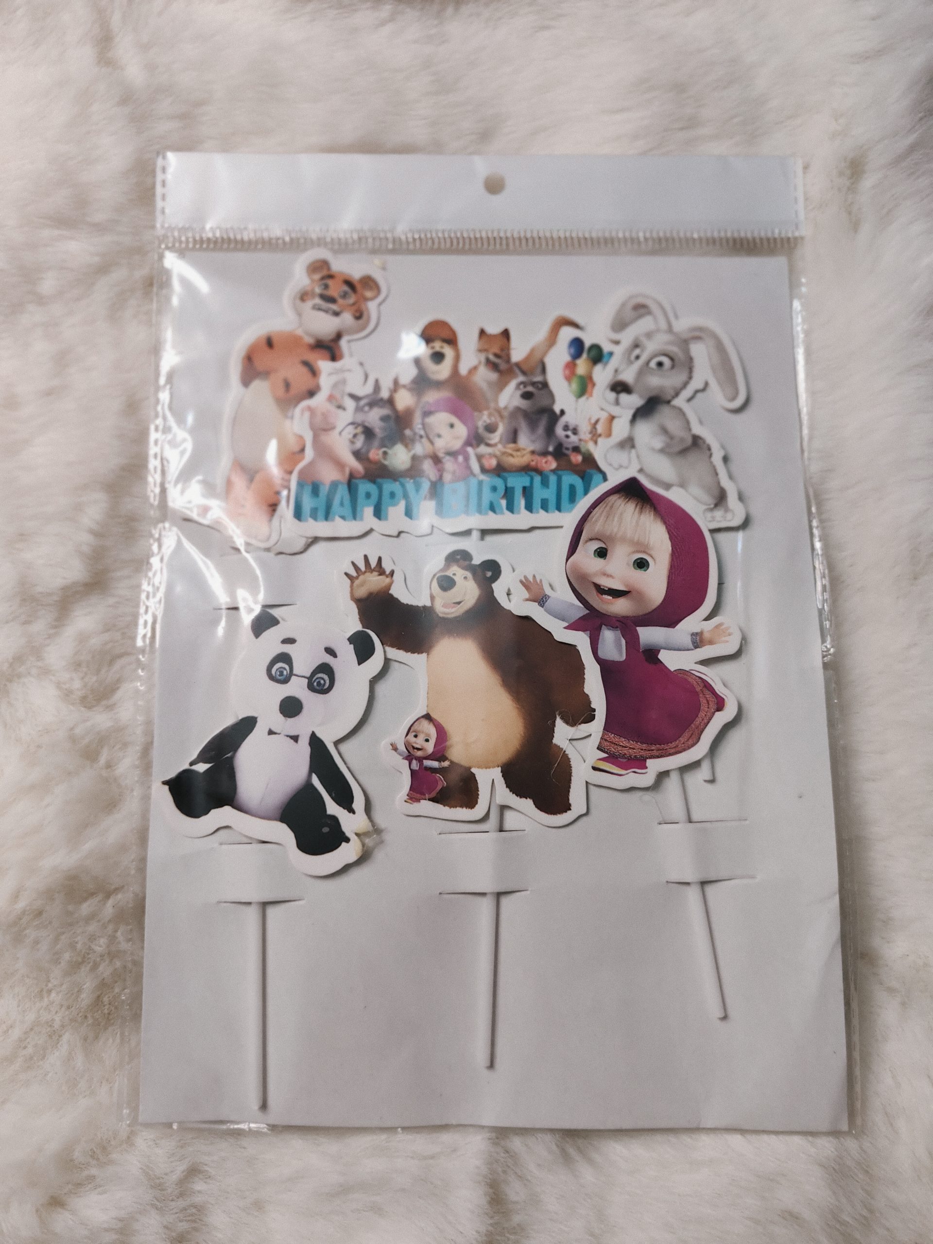 Masha and the Bear theme topper