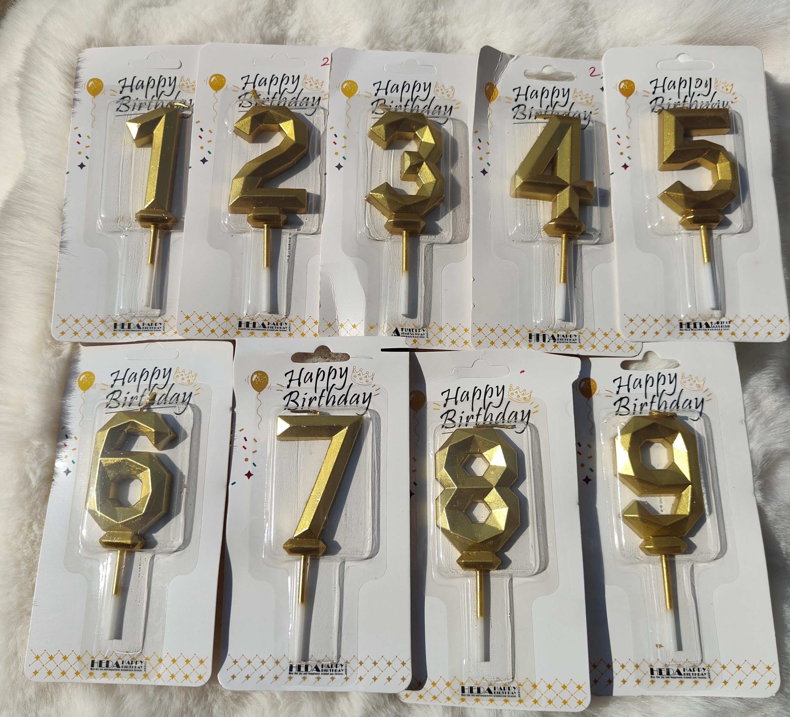 Number candles (0-9)