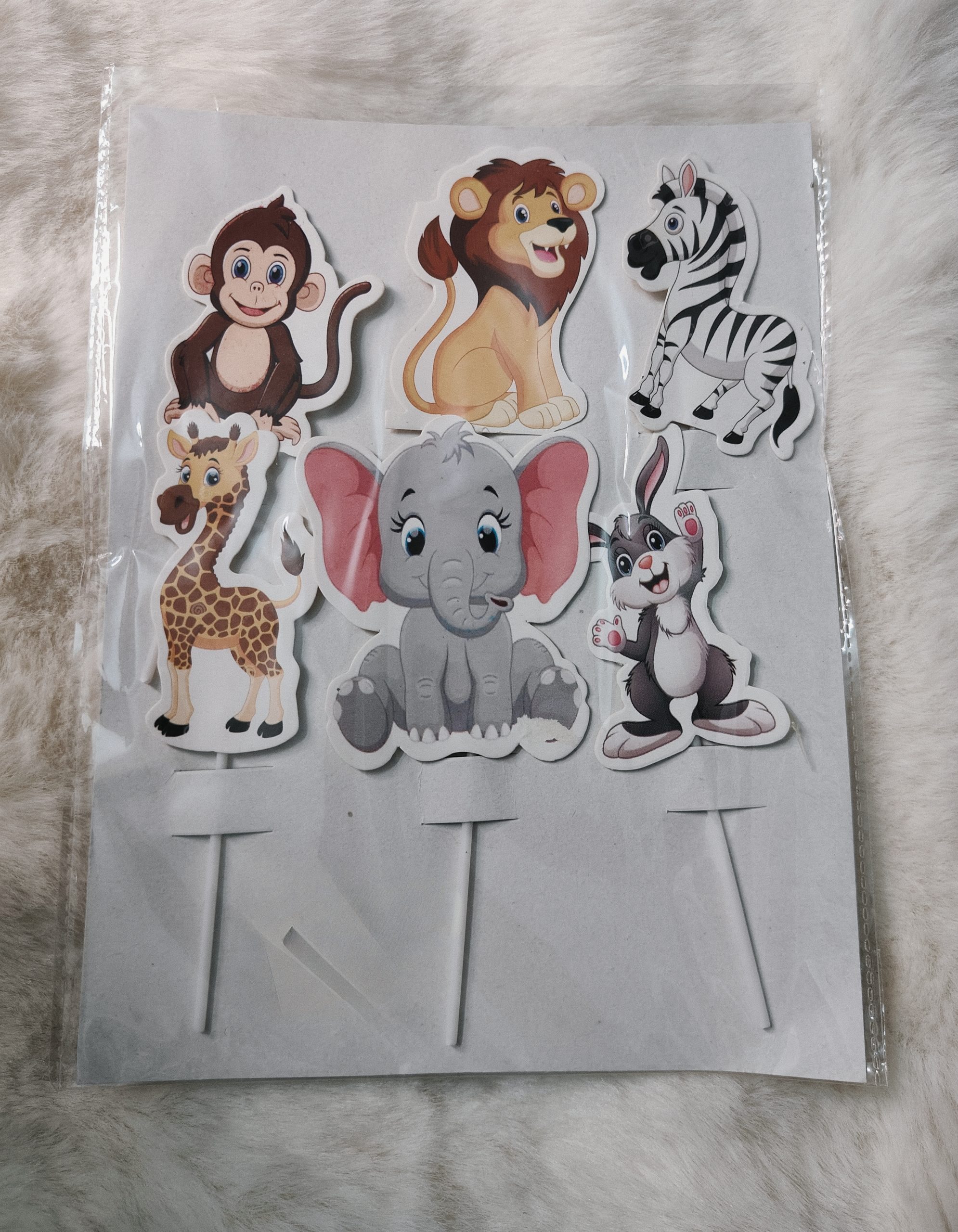 Jungle Paper Topper set