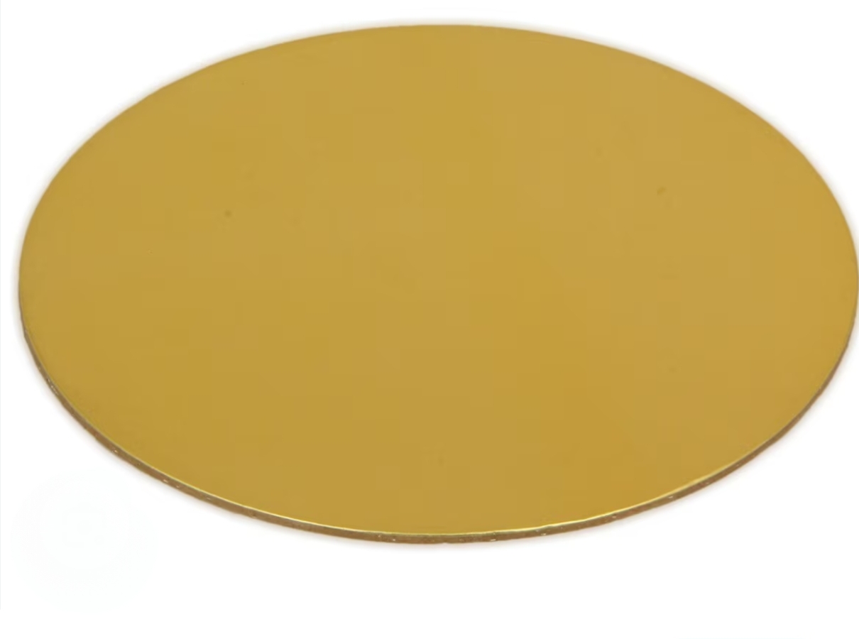 Cake Base Gold Round -9 Inch (1 kg)