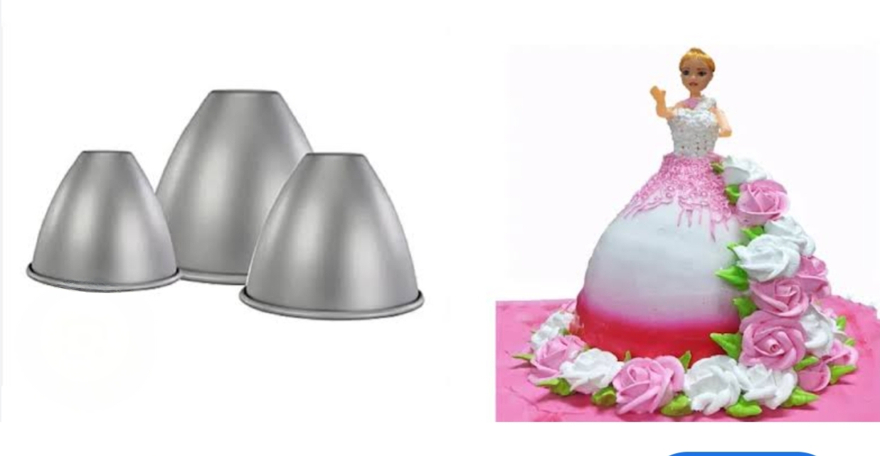 Aluminium Doll Cake Tin - Image 2